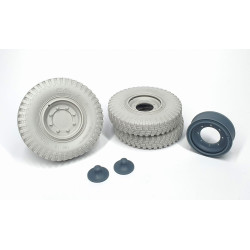 Pimp My Miniatures 16s-003 1/16 Sd.kfz 251 Front Wheels With Spare Rim Weighted Type 3