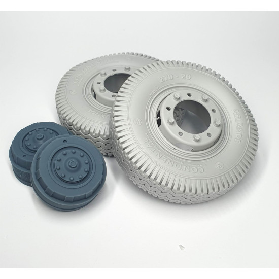 Pimp My Miniatures 16s-027 1/16 Sd.kfz 234 Road Wheels 2pcs Type 1 Weighted