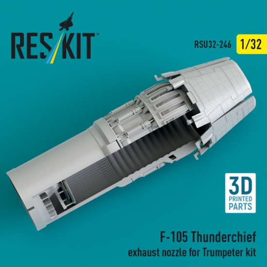 Reskit Rsu32-0246 1/32 F-105 Thunderchief Exhaust Nozzle For Trumpeter Kit 3d Printed