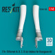 Reskit Rsu48-0368 1/48 F/A-18 Hornet A B C D Air Intakes For Hasegawa Kit 3d Printed