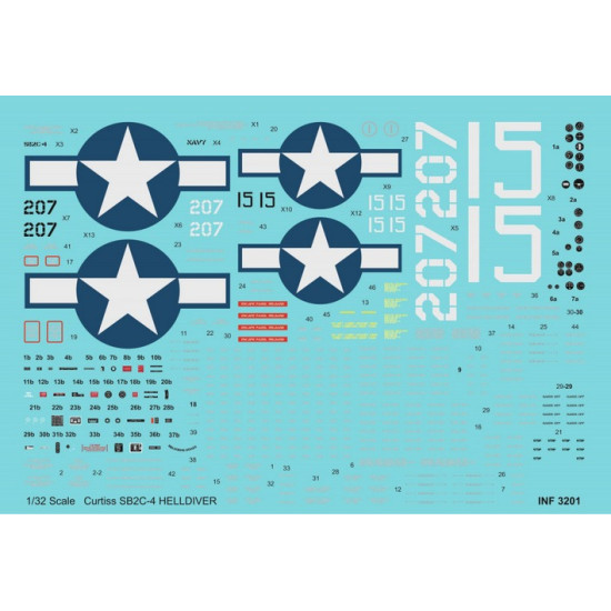 Hgw 132837 1/32 Sb2c-4 Helldiver For Infinity Models Decal And Mask