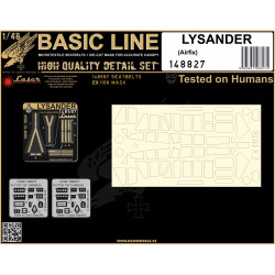 Hgw 148827 1/48 Lysander Seatbelts, Mask For Airfix Textile And Photo-etched Parts