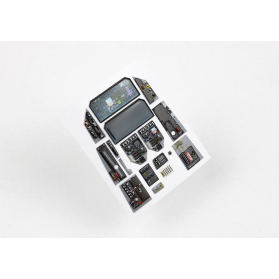 Red Fox Qs32072 1/32 Lockheed Martin F35b Lightningii 3dacrylic Instrument Panel