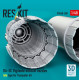 Reskit Rsu48-0508 1/48 Ra-5c Vigilante Exhaust Nozzles Early Type For Trumpeter Kit 3d Printed