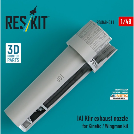 Reskit Rsu48-0511 1/48 Iai Kfir Exhaust Nozzle For Kinetic / Wingman Kit 3d Printed