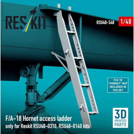 Reskit Rsu48-0548 1/48 F/A-18 Hornet Access Ladder Only For Reskit Rsu48-0310 Rsu48-0140 Kits 3d Printed