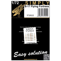 Hgw 172022 1/72 B-17 Flying Fortress Fabric Seatbelts