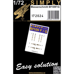 Hgw 172024 1/72 Bf109f/G Seatbelts