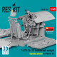 Reskit Rsu48-0587 1/48 P-47d-26-28 Thunderbolt Cockpit Detailed Edition For Miniart Kit 3d Printed