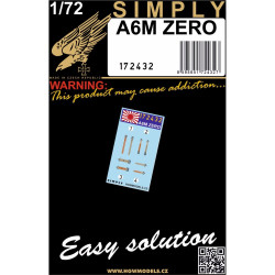 Hgw 172432 1/72 A6m Zero Seatbelts