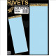 Hgw 432004 1/32 Free Lines Positive Rivets Diameter 0.3 Mm. Spacing 1.5 Mm. Length 3690 Mm