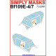 Hgw 732001 1/32 Bf109e-4/7 Simply Masks For Hgw, Dragon, Cyber Hobby, Hobby2000