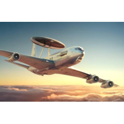 Roden 345 1/144 Boeing E-3 Sentry Awacs Plastic Model Aircraft