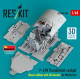Reskit Rsu48-0592 1/48 P-47n Thunderbolt Cockpit Basic Edition With 3d Decals For Miniart Kit 3d Printed