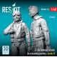 Reskit Rsf48-0113 1/48 F-14 Tomcat Pilots In A Standing Position - Scene 1 2 Pcs 3d Printed
