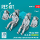 Reskit Rsf48-0147 1/48 Mirage 2000 B D N France Pilots Sitting In Ejection Seats Mb Mk 10q 2 Pcs 3d Printed
