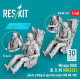 Reskit Rsf48-0148 1/48 Mirage 2000 B D N Greece Pilots Sitting In Ejection Seats Mb Mk 10q 2 Pcs 3d Printed