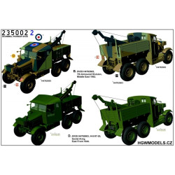 Hgw 235002 1/35 Scammel Pioneer Sv2s Stencils Wet Decal