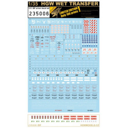 Hgw 235006 1/35 Ultimate Idf Armor Decal Set