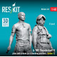 Reskit Rsf48-0169 1/48 A-10c Thunderbolt Ii Pilot And Airman In A Standing Position Scene 1 2 Pcs 3d Printed