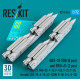 Reskit Rs72-0516 1/72 Gbu-39 Sdb 8 Pcs And Bru-61 2 Pcs Su-27 Mig-29 F-16 F-15e F-22 F-35 Tornado Jas-39 A-10 Ac-130w B-1b B-2 B-52 3d Printed