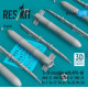 Reskit Rs72-0566 1/72 S-24 Missiles With Apu-68 4 Pcs Mig-21 Mig-23 Mig-27 Mig-29 Su-7 Su-17 Su-25 Su-24 Mi-24 3d Printed