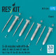 Reskit Rs72-0566 1/72 S-24 Missiles With Apu-68 4 Pcs Mig-21 Mig-23 Mig-27 Mig-29 Su-7 Su-17 Su-25 Su-24 Mi-24 3d Printed