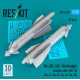 Reskit Rs72-0600 1/72 Kh-29l As-14a Kedge Missiles With Aku-58 2 Pcs Su-17 Su-25 Su-24 Su-30 3d Printed