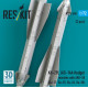 Reskit Rs72-0600 1/72 Kh-29l As-14a Kedge Missiles With Aku-58 2 Pcs Su-17 Su-25 Su-24 Su-30 3d Printed