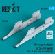 Reskit Rs72-0604 1/72 Us Weapon Adapter For Su-27 Flanker 2 Pcs Gbu-39 Sdb Gbu-62 Jdam-er 3d Printed