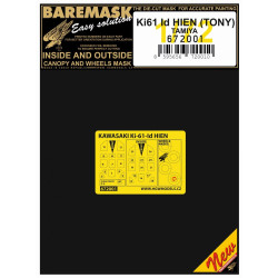 Hgw 672001 1/72 Masks For Ki-61-id Hien Tony For Tamiya