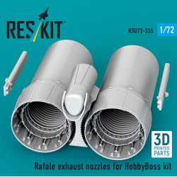 Reskit Rsu72-0335 1/72 Rafale Exhaust Nozzles For Hobbyboss Kit 3d Printed