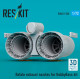 Reskit Rsu72-0335 1/72 Rafale Exhaust Nozzles For Hobbyboss Kit 3d Printed