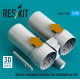 Reskit Rsu72-0335 1/72 Rafale Exhaust Nozzles For Hobbyboss Kit 3d Printed