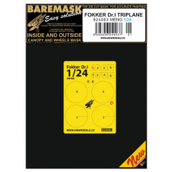 Hgw 624003 1/24 Masks For Fokker Dr.i Triplane For Meng