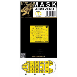 Hgw 672002 1/72 Masks For A6m3 Zero For Tamiya