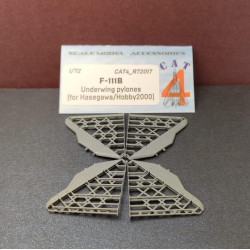 Cat4-r72017 1/72 F-111b Underwing Pylones For Hasegawa Hobby2000 4 Pcs