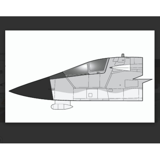 Cat4-r72018 1/72 F-111b Nose Section Prototypes 151970-74 For Hasegawa