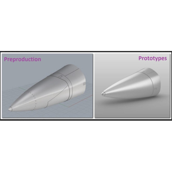 Cat4-r72018 1/72 F-111b Nose Section Prototypes 151970-74 For Hasegawa