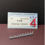 Cat4-r48120 1/48 F-111b Antennas / Sensors Accessories Kit