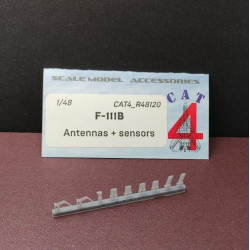Cat4-r48120 1/48 F-111b Antennas / Sensors Accessories Kit