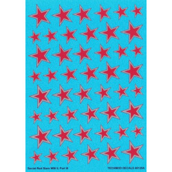 Techmod 48129 1/48 Decal For Soviet Red Stars Ww Ii Part Iii