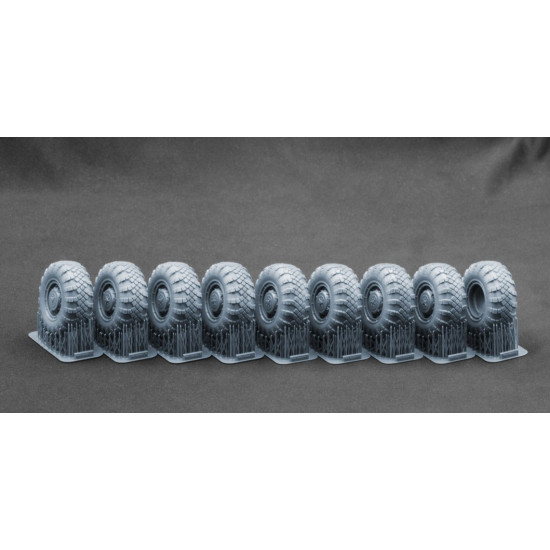 Scalex Wm-35028 1/35 Maz 543 Maz-7310 V-203 Wheel Set For Trumpeter And Meng