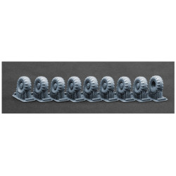 Scalex Wm-72006s 1/72 Maz 543/Maz-7310 V-203 Sagged Wheel Set For Hobby Boss And Revell