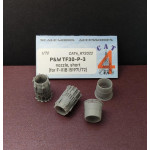 Cat4-r72022 1/72 P W Tf30-p-3 Nozzle Short For F-111b 151971/72 2pcs