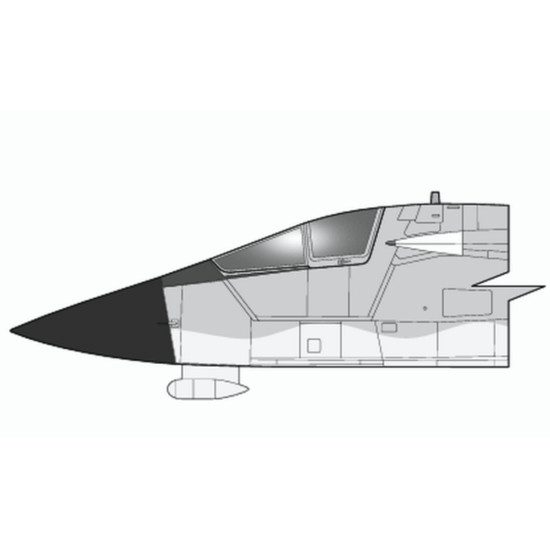 Cat4-r48118 1/48 F-111b Nose Section Prototypes 151970-74 For Academy
