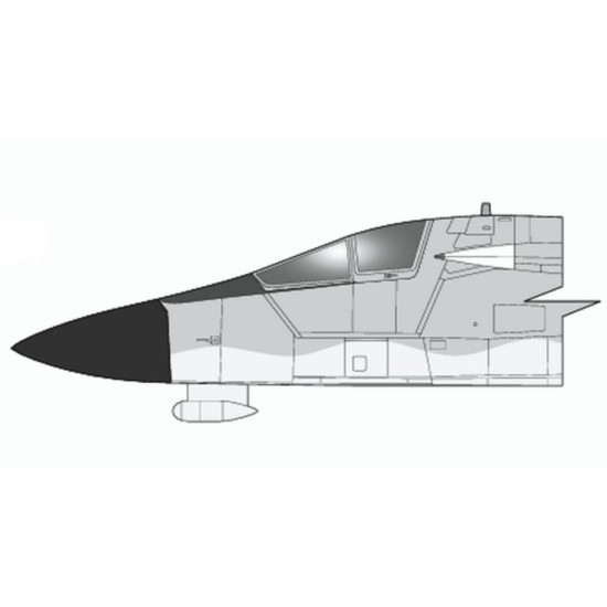 Cat4-r48119 1/48 F-111b Nose Section Pre-production 152714/15 For Academy