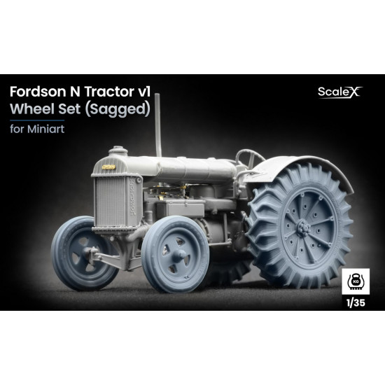 Scalex Ww-35004s 1/35 Fordson N Tractor V1 Ordinary Wheel Set For Miniart