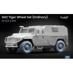 Scalex Wm-72009 1/72 Gaz Tiger Ordinary Wheel Set For Rpg Ace