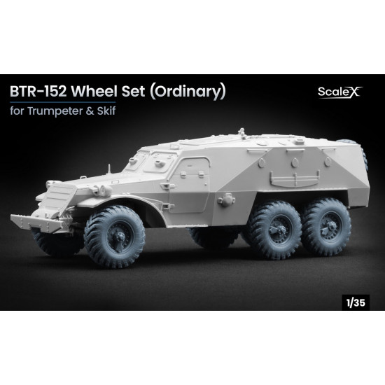 Scalex Wm-35036 1/35 Btr-152 Ordinary Wheel Set For Trumpeter And Skif